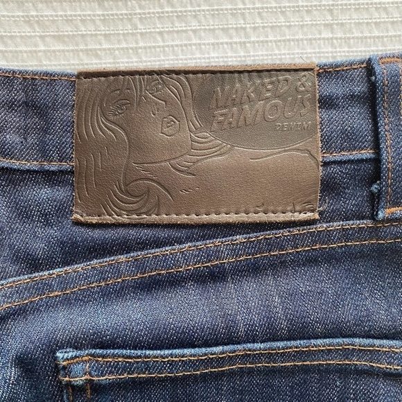 NAKED & FAMOUS MID-RISE GUY JEANS - 29 - Picture 7 of 7